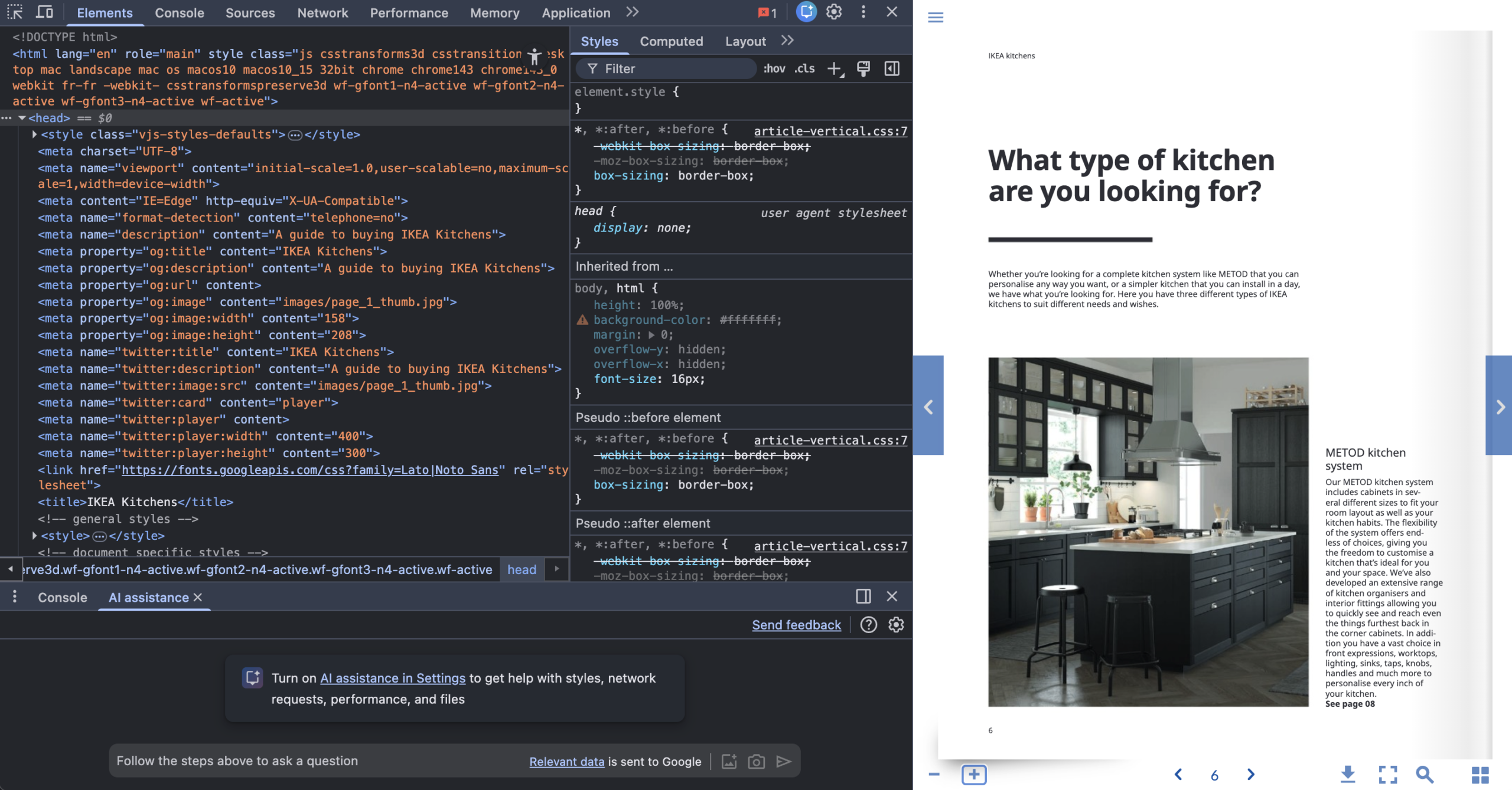 Google visibility in HTML: structured headings and crawlable pages